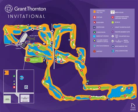 Course Map - Grant Thornton Invitational