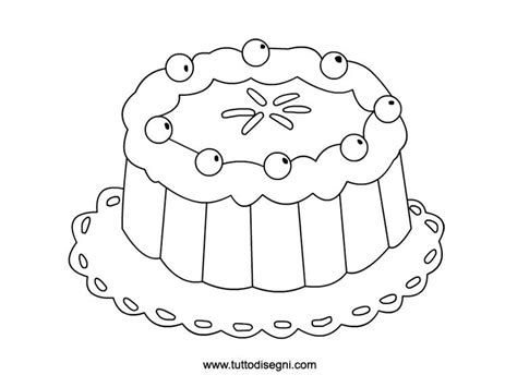 Disegno Torta Da Colorare Tuttodisegni The Best Porn Website