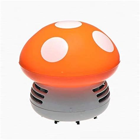 Amazon Aliotech Mini Cute Table Dust Vacuum Cleaner Mushroom