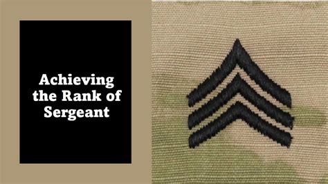 Maximizing Your Army Promotion Points A Guide To Earning The Rank Of Sergeant Sgt