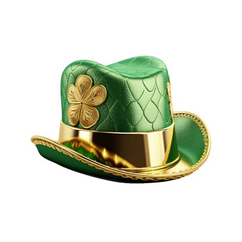 Cartoon Clover St Patricks Day Hat Model Ai Generative 29472149 Png