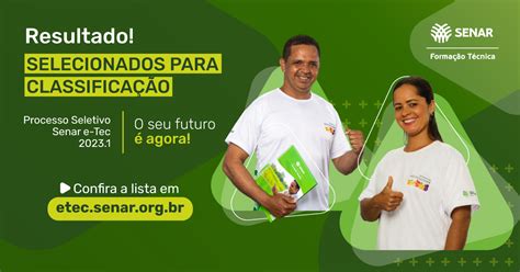 Confira a lista dos classificados para os cursos técnicos do SENAR