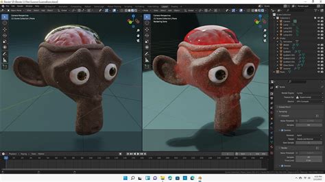 Blender Suzanne Brain Lab Monkey D Model Cgtrader