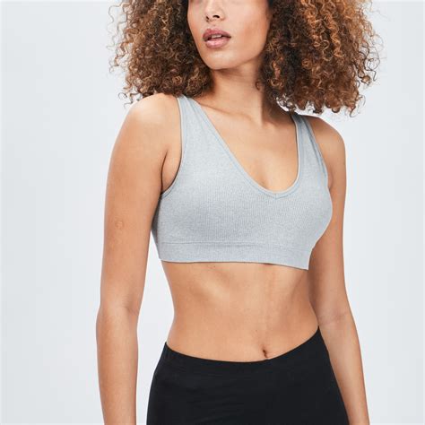 Soutien gorge brassière gris femme La Halle