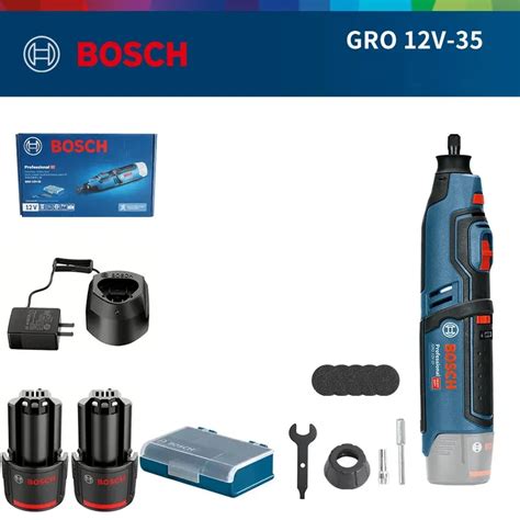 Bosch Gro V Mini Grinder Machine Variable Speed Cordless Rotary