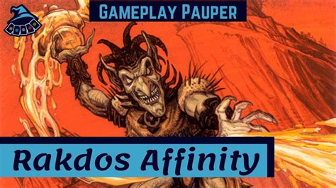 GAMEPLAY PAUPER Rakdos Affinity YouTube