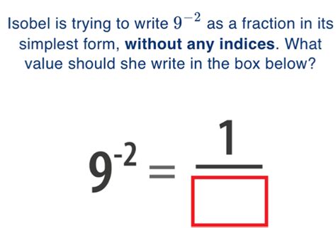 Solved Isobel Is Trying To Write As A Fraction In Its Simplest