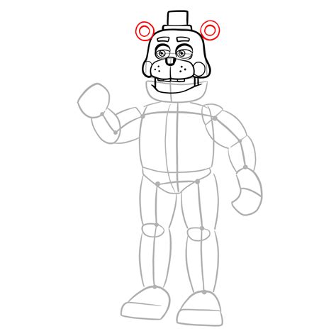 How To Draw Rockstar Freddy Fnaf Sketchok