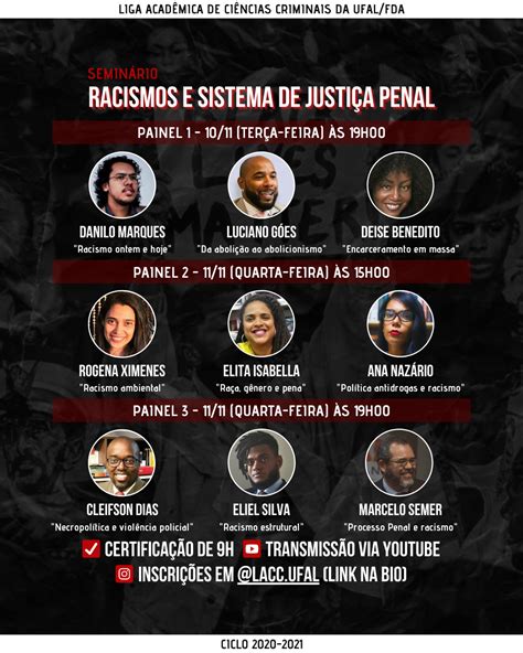 Fda Promove Encontro On Line Sobre Racismo E Sistema De Justi A Penal