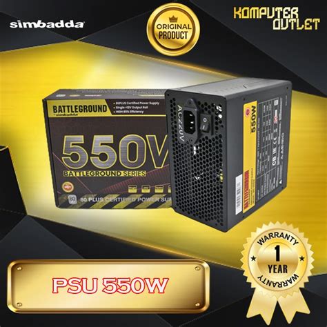 Jual Psu Simbadda W Box Power Supply Pc Komputer W Atx Psu