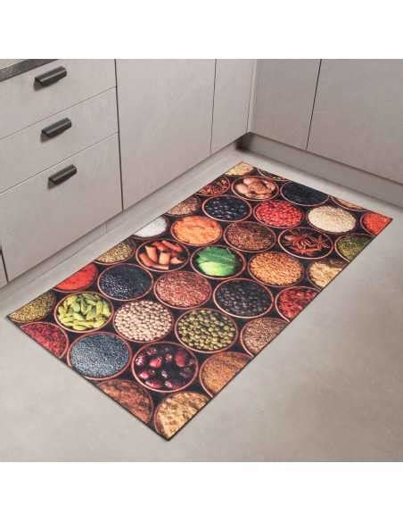 Kitchen Tapis Kitchen imprimé multi