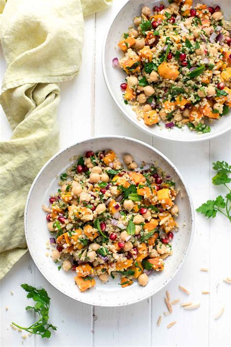 Bulgur Salat Mit S Kartoffel Und Kichererbsen Rezept Elle Republic