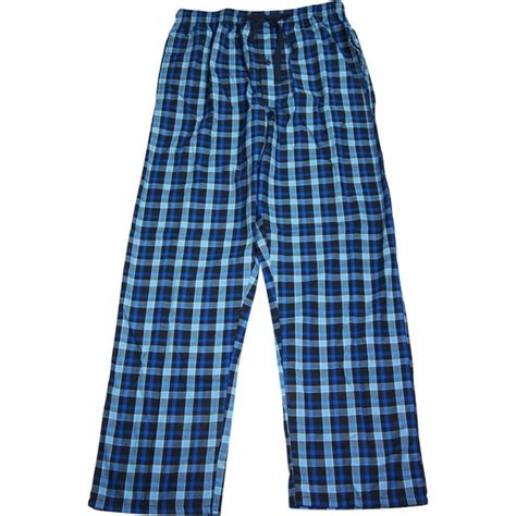 Hanes Mens Big Plaid Woven Blend Lounge Pajama Sleep Pant Sizes 3xl