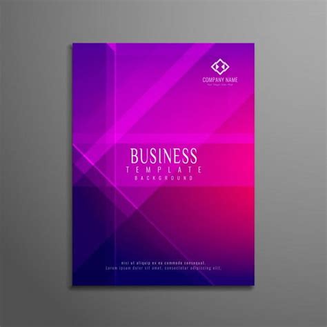 Modern Geometric Business Brochure Design Eps Vector Uidownload