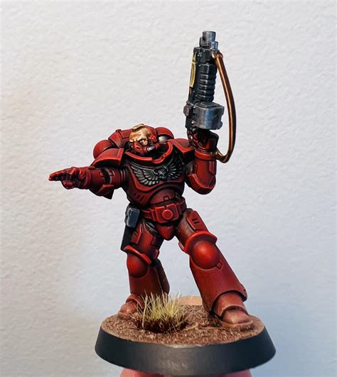 Blood Angels Intercessor Sargent Warhammer 40k Rminipainting