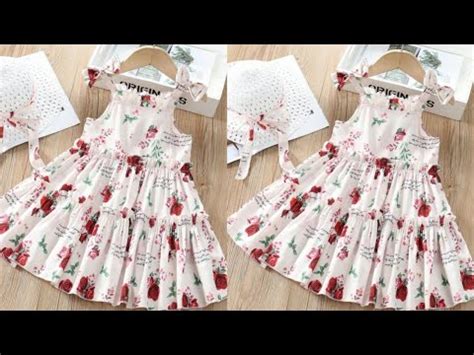 Very Easy Baby Frock Cutting And Stitching Year Old Girl Dress