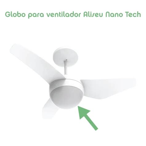 Globo Para Ventilador De Teto Aliseu Jet Nano Aliseu