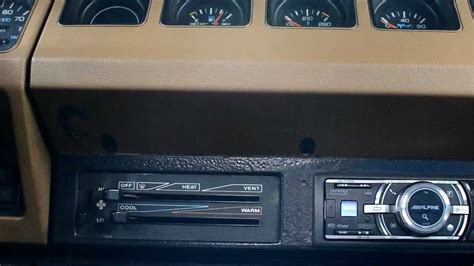 Jeep Yj Dash And Cabin Air Overview Youtube