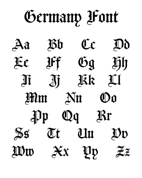 Old German Font Telegraph