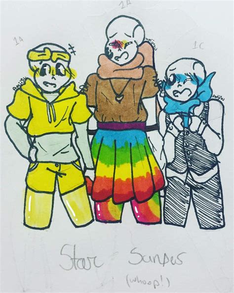 Star Sanses In Outfits Undertale Aus Amino