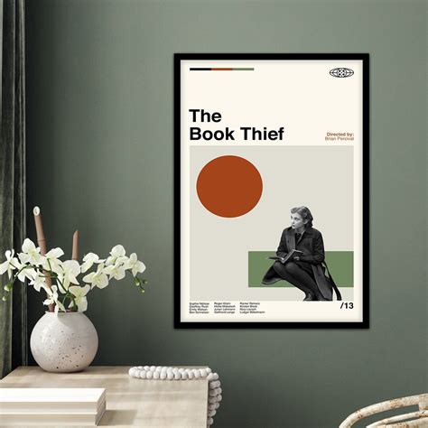 The Book Thief Poster Brian Percival Retro Poster Modern - Etsy