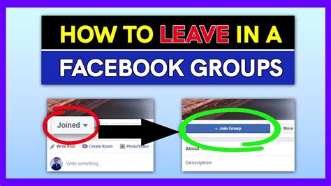 How To Leave In Facebook Group Properly Youtube