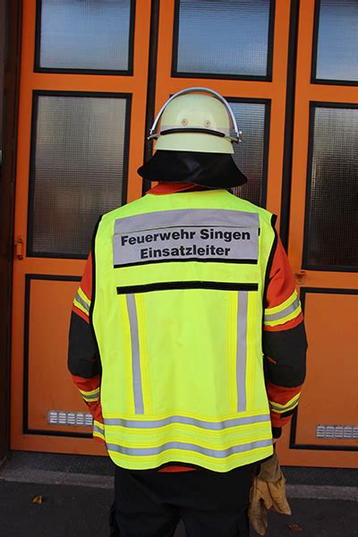 Ffs Freiwillige Feuerwehr Singen Pers Nliche Schutzausr Stung