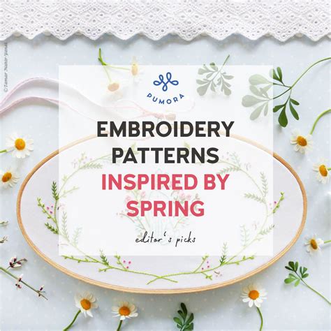 Spring Embroidery Patterns To Spruce Up Your Home