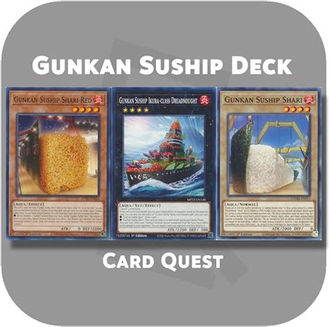 Amazon Generic Complete Custom Deck For Yu Gi Oh Gunkan Suship