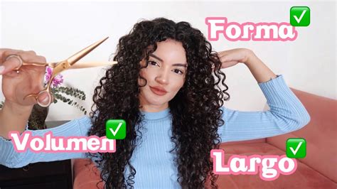 Cómo Cortar Tu Cabello Rizado En Casa Youtube