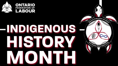 Indigenous History Month | The Ontario Federation of Labour