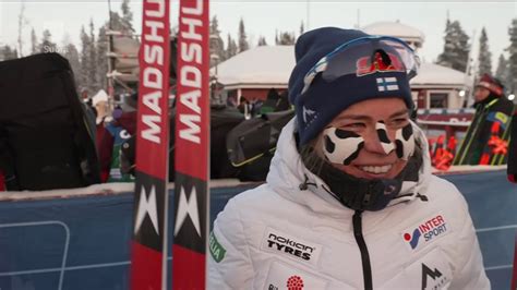 Krista Pärmäkosken haastattelu Hiihdon maailmancup Yle Areena