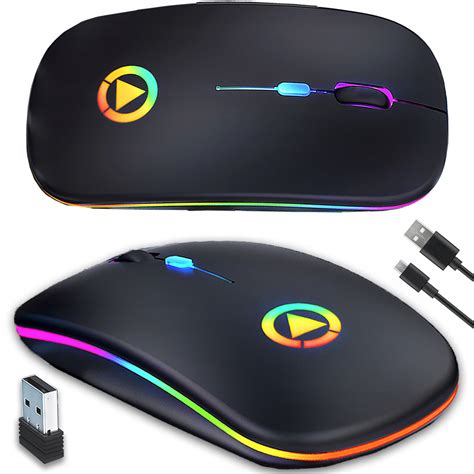 MYSZ BEZPRZEWODOWA SLIM LEKKA CICHA BLUETOOTH RGB Sklep Opinie Cena