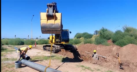 Avanza La Obra Del Acueducto Aeropuerto En Pico El Diario De La Pampa