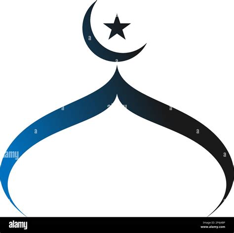 Islamic logo, Mosque icon design vector template illustration Stock ...