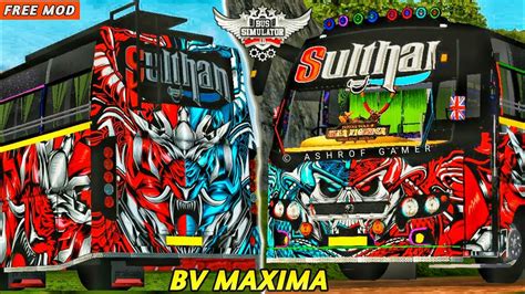 New Bv Maxima Mod For Bussidnew Tourist Bus Mod New Bus Mod For