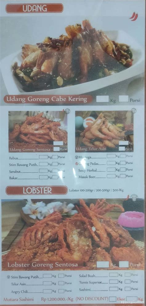 Selalu Diperbarui Menu Pulau Sentosa Seafood Market Alam Sutera