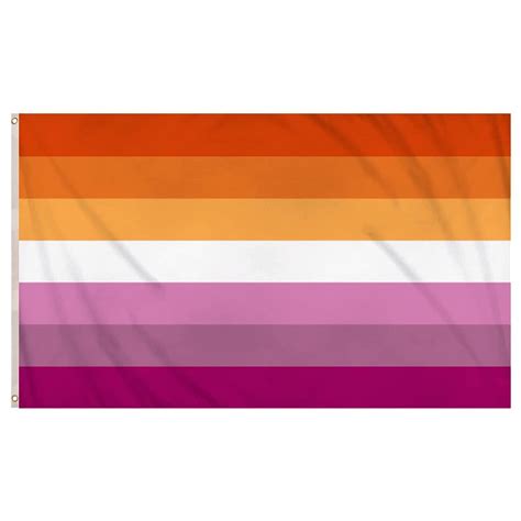 Sunset Lesbian Pride Flag Proud Supplies Gay Pride Shop