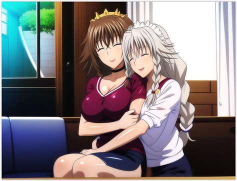 Rule 34 2girls Ai Generated Daughter In Law Female Grayfia Lucifuge High School Dxd Lesbian