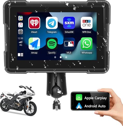 Amazon Camecho Portable Apple Car Play Screen For Motorcycle