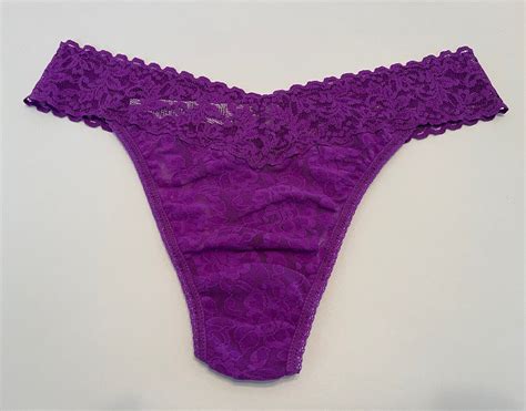 Hanky Panky Signature Lace Original Rise Thong Set Of 3 Assorted Colors One Size Ebay