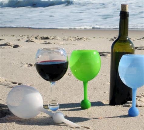 These Beach Glasses Float In The Water And Can Stand Up In The Sand