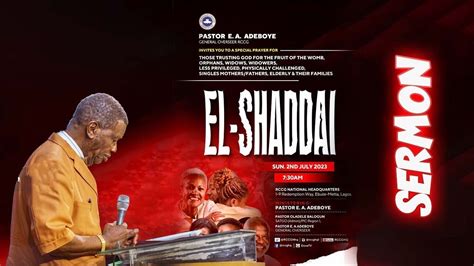 Rccg July 2nd 2023 Thanksgiving Service Youtube