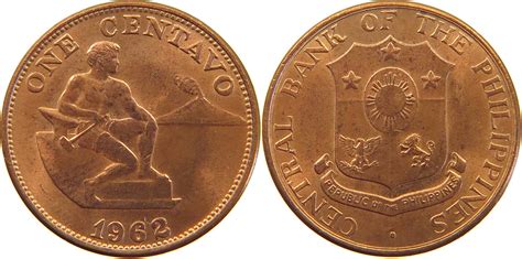 Philippines Centavo 1962 Vz Ma Shops