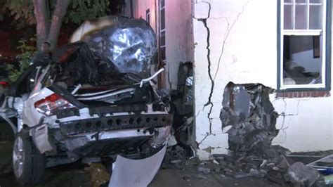 Police Man Dead After Crashing Into Home At High Rate Of Speed In