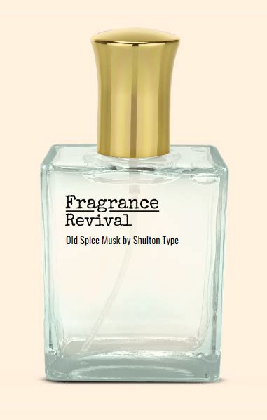 Old Spice Musk By Shulton Type Fragrance Revival