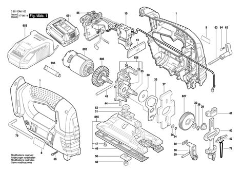 Hans Sauer GmbH Ersatzteile Bosch GST 18 V LI B Akku Stichsäge