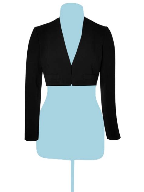 Black Wool Blend Bolero Jacket – Elizabeth's Custom Skirts