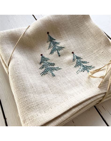 Napkins Trees Sarah Becvar Design