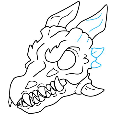 How to Draw a Dragon Skull - Really Easy Drawing Tutorial